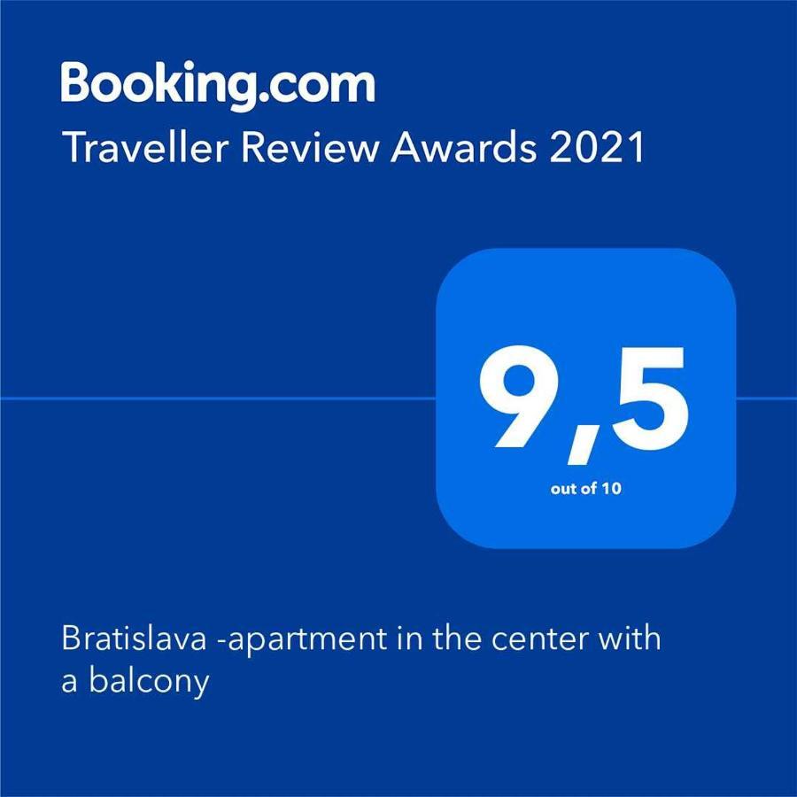 Bratislava -Apartment Near The City Center With A Balcony Exterior photo